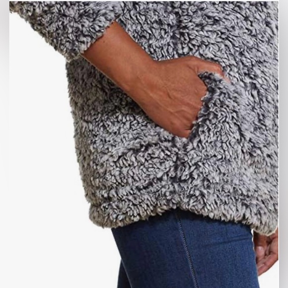 XL Weatherproof Vintage Women’s Pullover 1/4 Zip gray - Picture 3 of 16